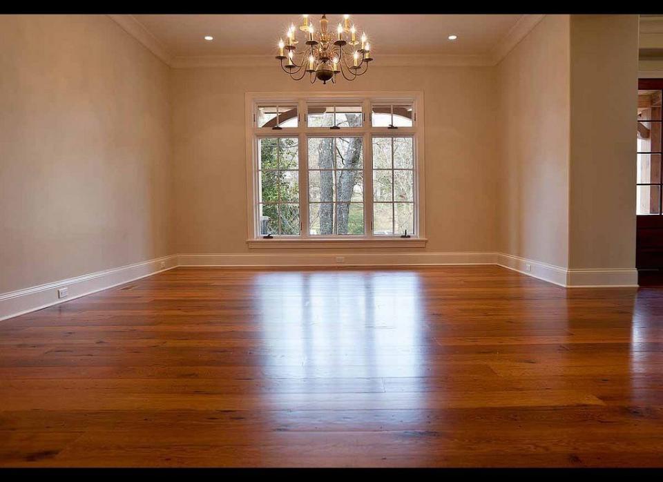 It's actually pretty simple to remove those hard-to-live with surface scratches from your wood floor. First, clean the scratched area with a soft cloth and hardwood floor cleaner. Then dry completely. Afterward, rinse the area with a cloth moistened with clean water. Once the area is completely dry, apply a new layer of protective wood coating. (This can be shellac or sealant). Now, just allow the space to dry overnight and you're all set.     For the full tutorial visit <a href="http://www.howtocleanstuff.net/how-to-remove-scratches-from-hardwood-floors/" target="_hplink">How To Clean Stuff</a>.     