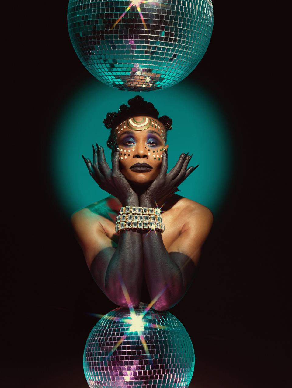 Billy Porter in his 'Black Mona Lisa' era. (Republic Records)