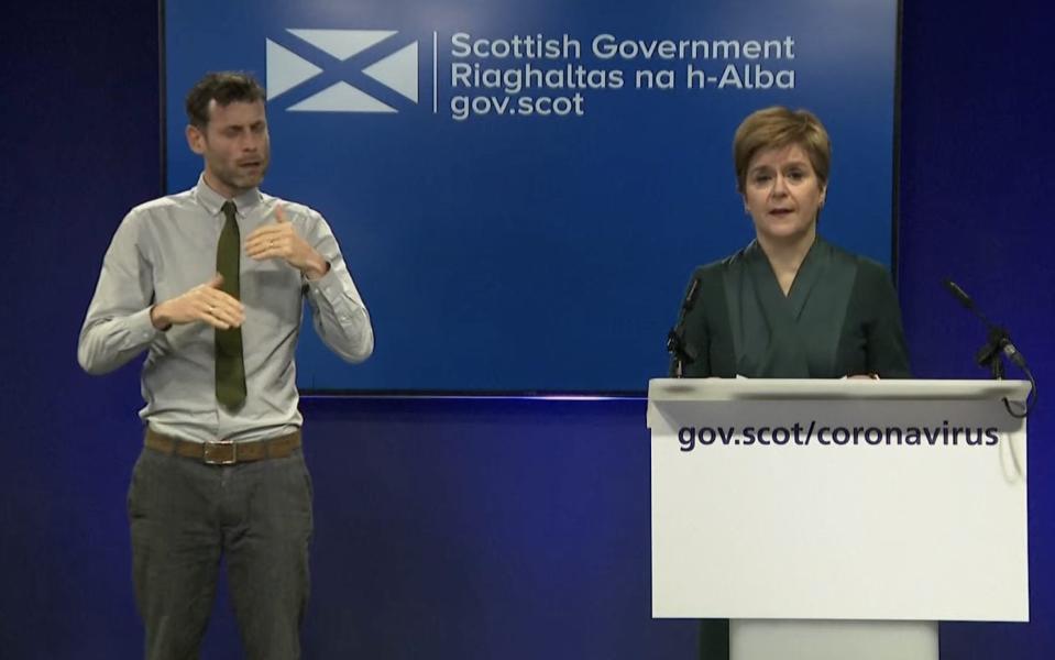 Nicola Sturgeon has shared an update on the Covid situation in Scotland
