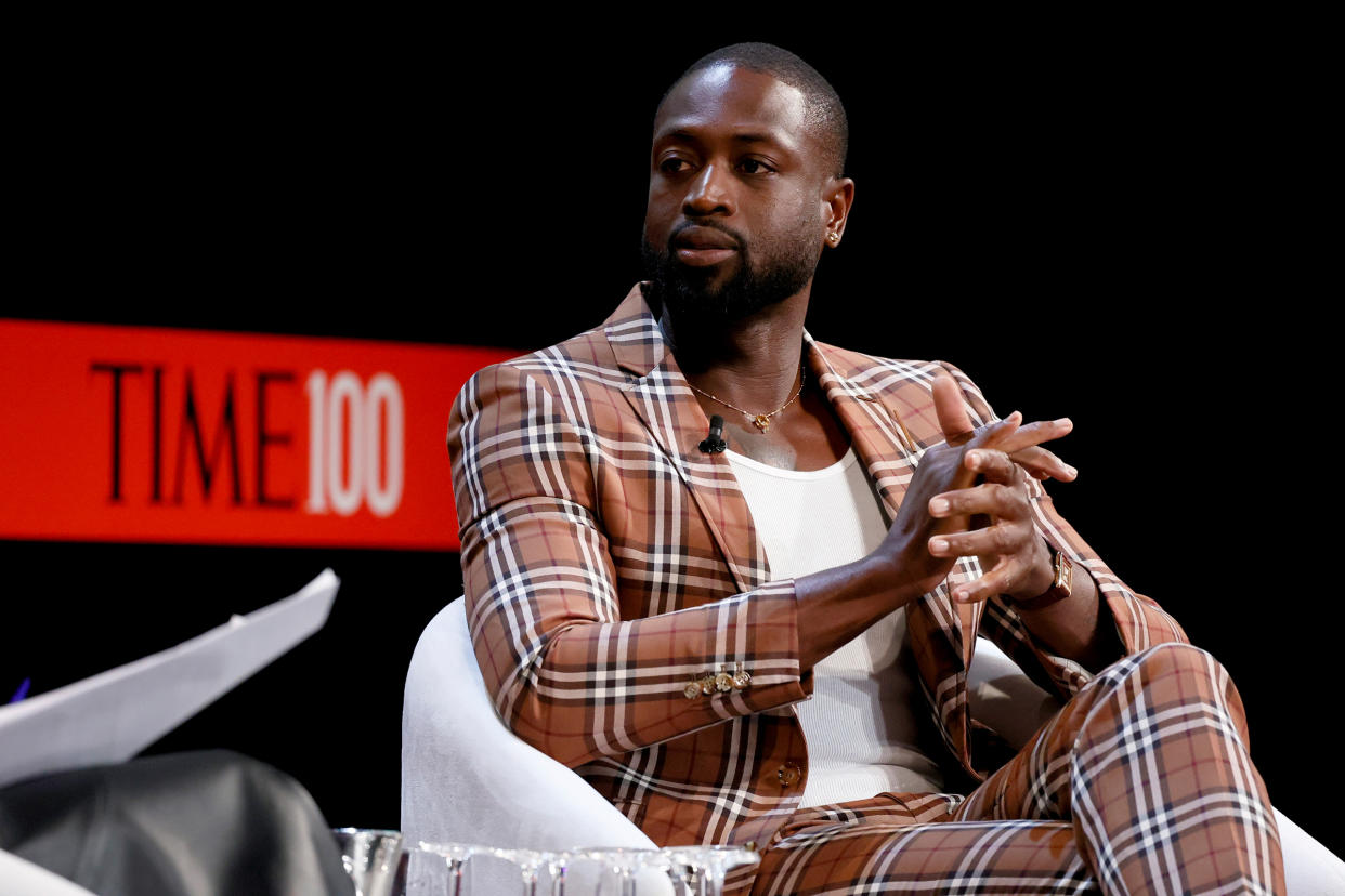 Dwyane Wade speaks onstage at the TIME100 Summit 2022 at Jazz at Lincoln Center on June 7, 2022 in New York City.