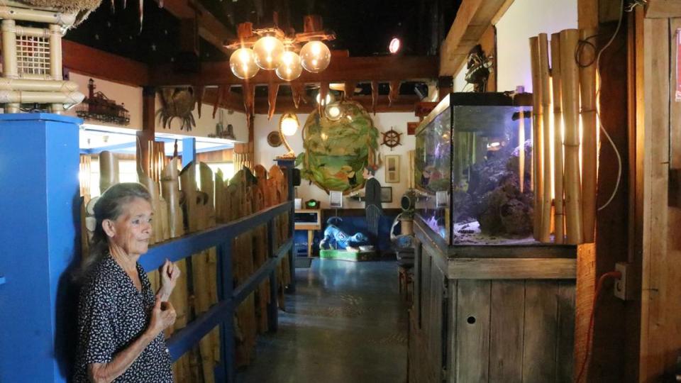 The Sea Hut Restaurant, 5611 U.S. 19, Palmetto, is full of nautical memorabilia and memories.