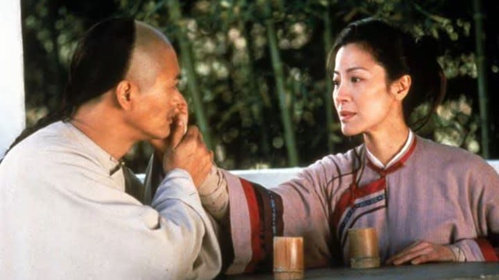 Chow Yun-fat and Michelle Yeoh in Crouching Tiger, Hidden Dragon.