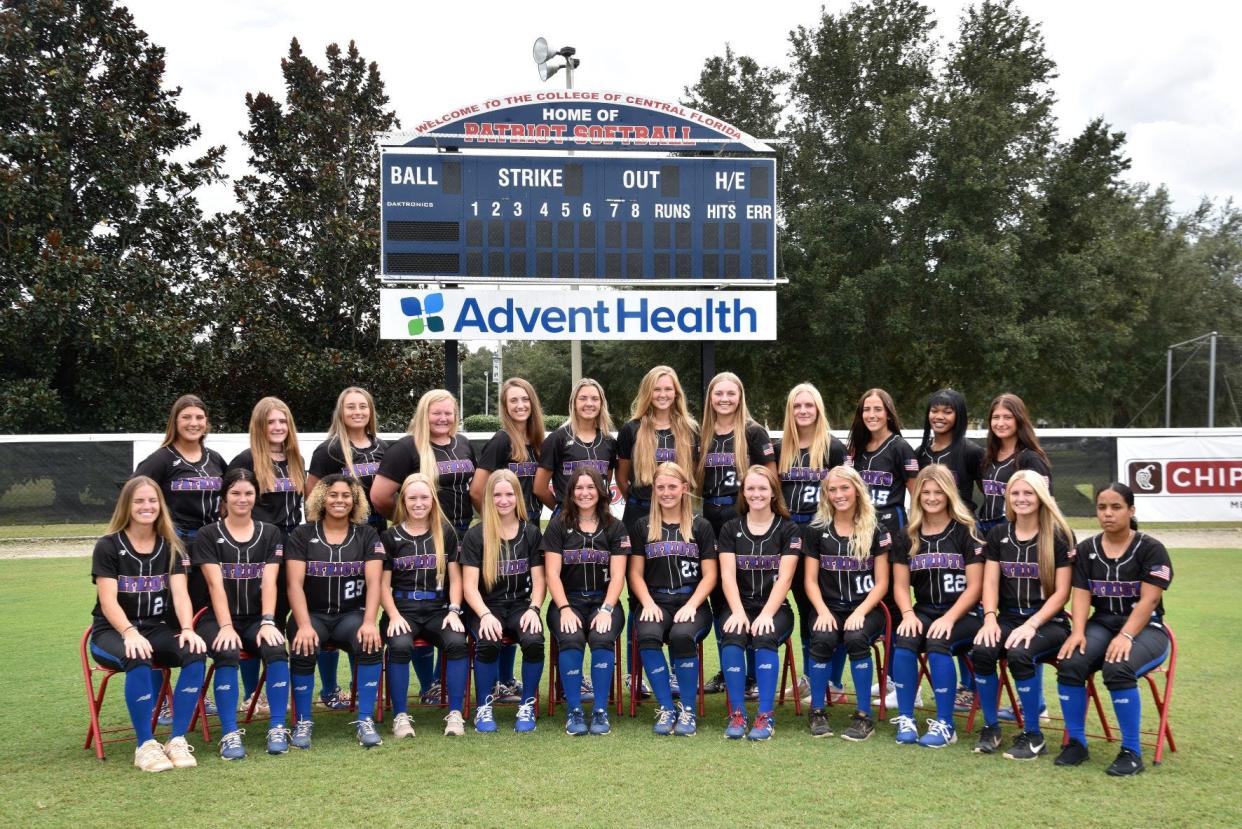 The College of Central Florida Patriots softball team