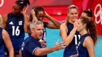 Volleyball - Women's Quarterfinal - Dominican Republic v United States