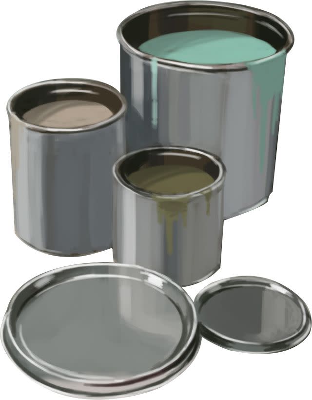 paint cans