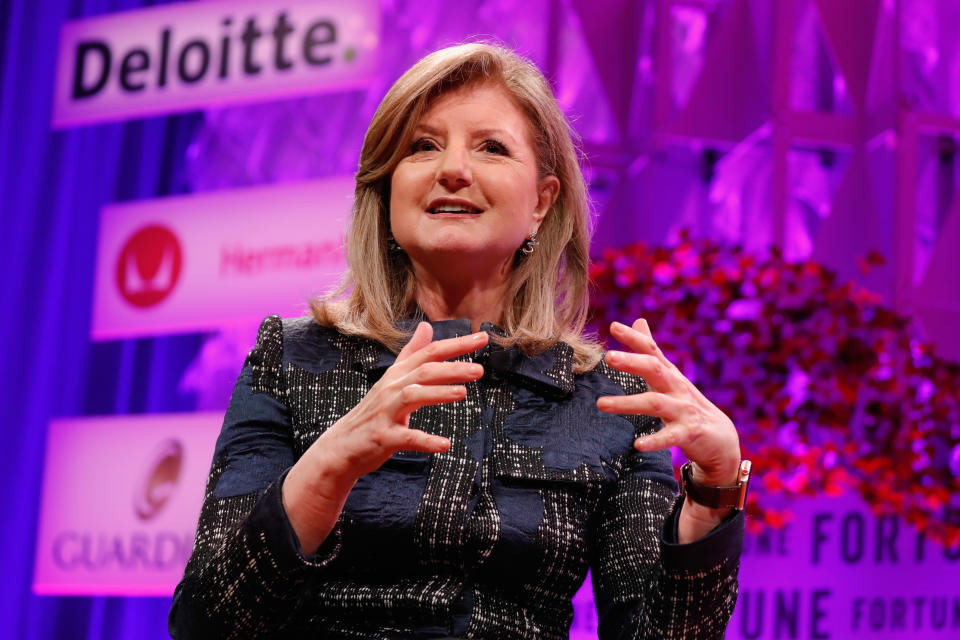 Thrive Global founder and CEO Arianna Huffington says believing that work and life can be balanced 