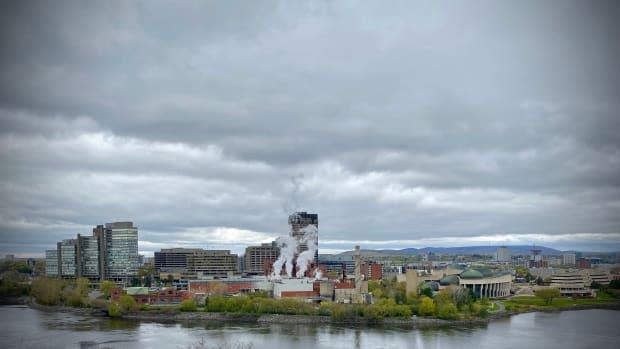 A view of Gatineau, Que., from across the Ottawa River on May 5, 2021.