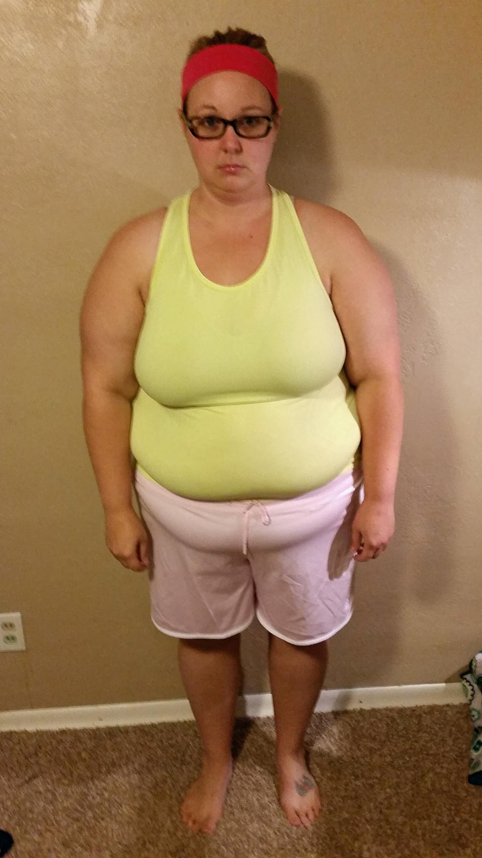 Tara McGinty kicked her 4,000 calorie per day diet to the curb and dropped eight stone after being warned she could end up in a wheelchair in ten years. Photo: Caters News