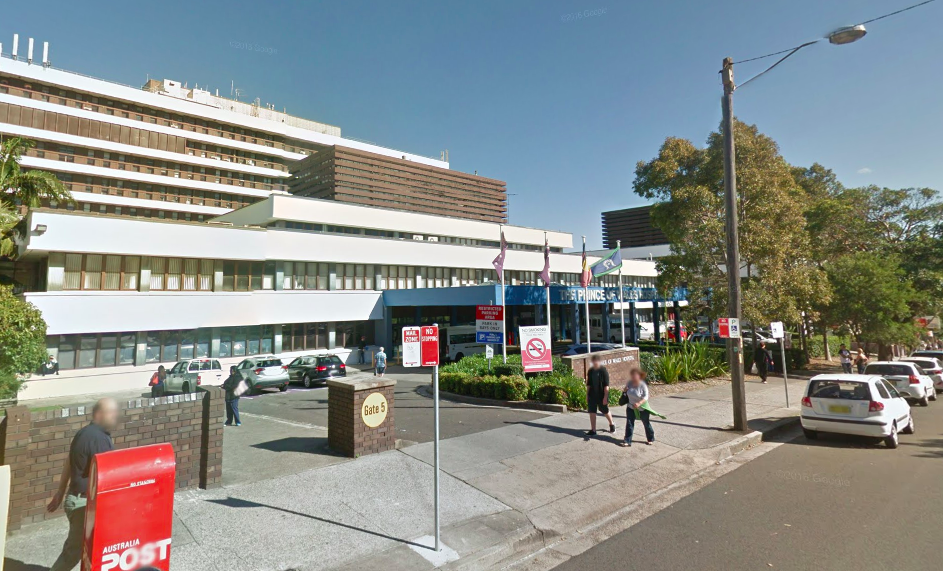 He was last seen at Prince of Wales hospital in Randwick on Sunday afternoon. Source: Google Maps