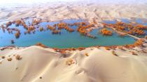 <p>Some deserts even experience the beauty of autumn, including this one located in Bayingolin, Xinjiang, China.</p>