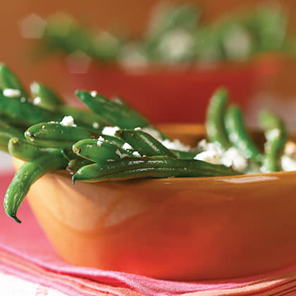 Green Beans in Vinaigrette with Feta