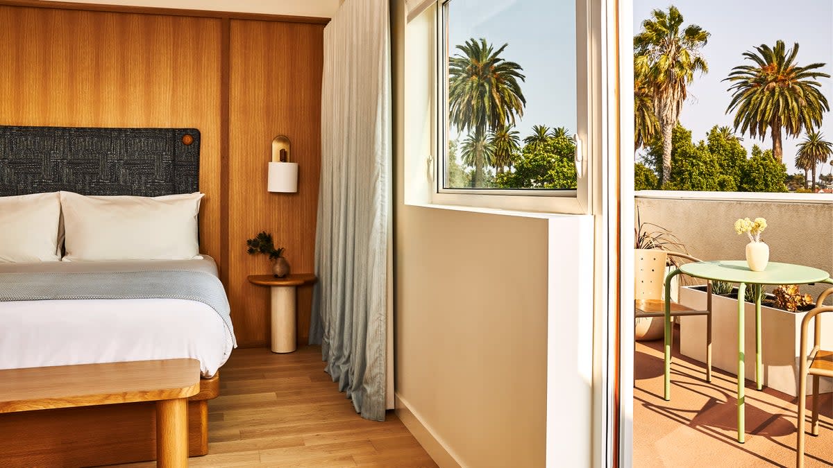 Alsace Hotel in West Adams offers bright and modern rooms with suntrap balconies (Zoey Goto)