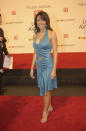 Dannii Minogue typically gets it so right on the red carpet - but in 2003 she got it so, so wrong. The TV host looked more Supre than supermodel in this ruched blue number featuring a belly-baring cut-out and bias-cut skirt. Hey, it may have been hot in the early 2000s but this outfit is most definitely best left in the past. Photo: Getty Images.