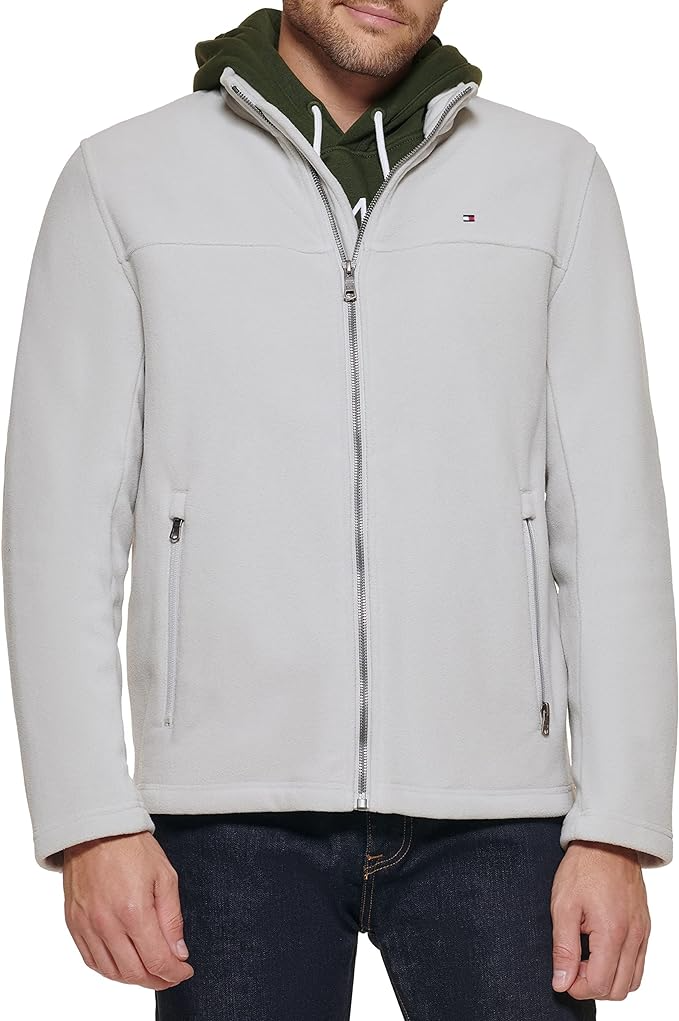 Tommy Hilfiger Men's Classic Zip Front Polar Fleece Jacket. PHOTO: Amazon