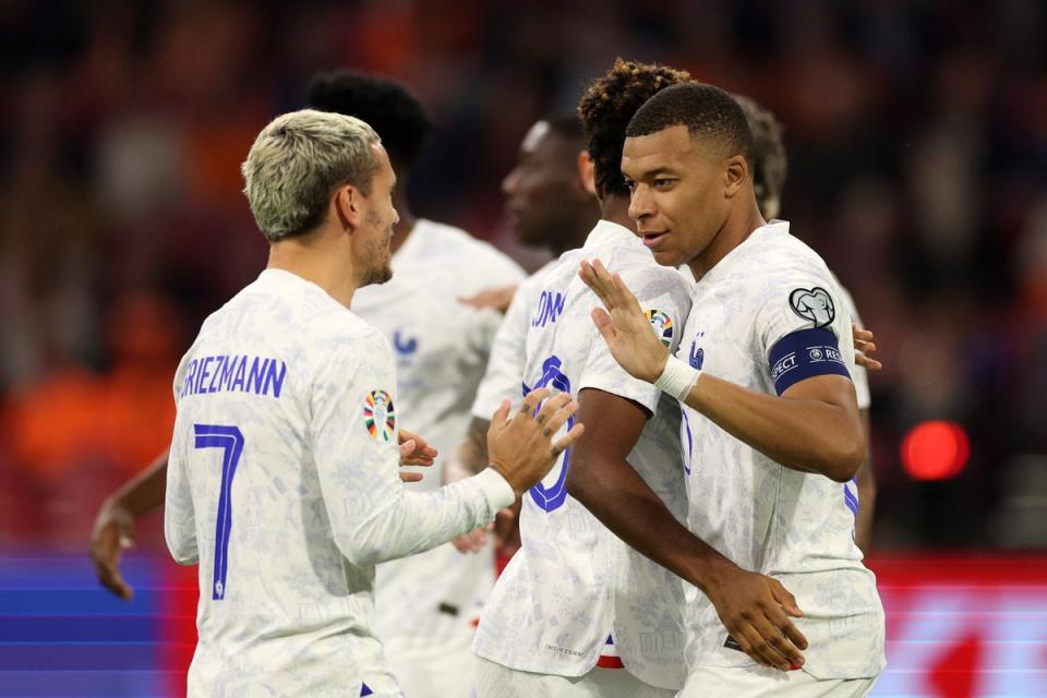 Antoine Griezmann and Kylian Mbappe starred at the last World Cup and France will be contenders again  (Getty Images)