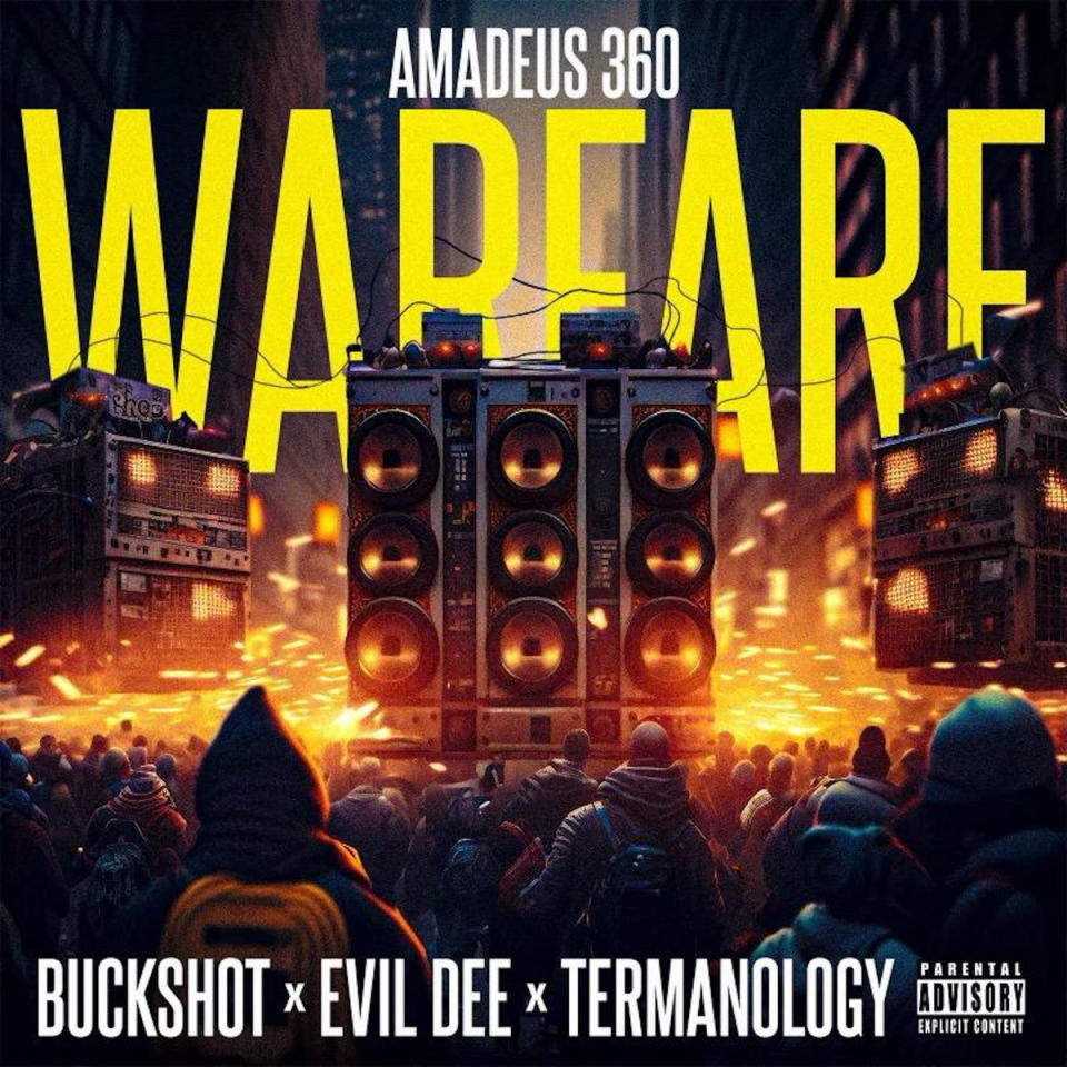 Amadeus360 "Warfare" Cover Artwork