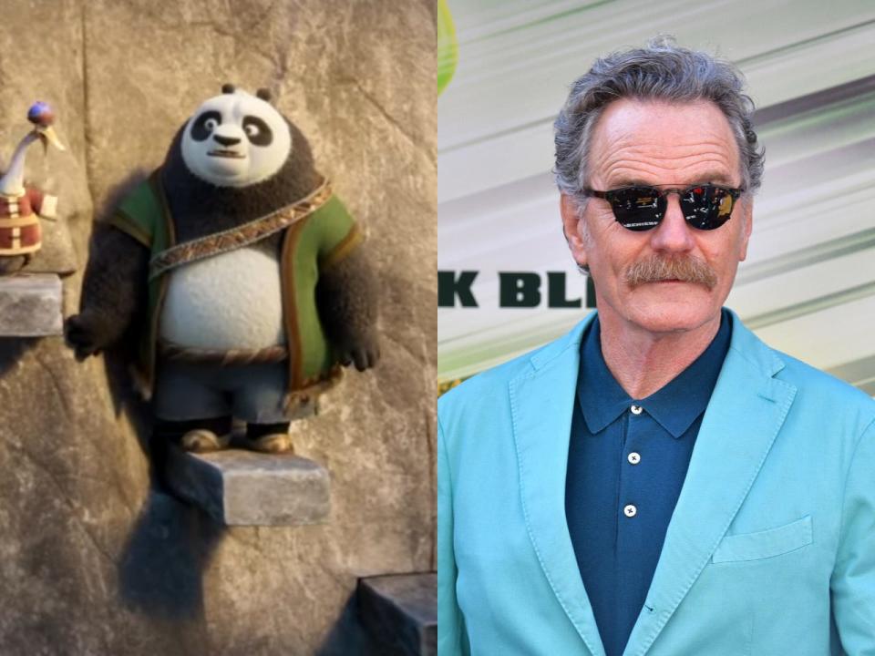 Bryan Cranston plays Li in "Kung Fu Panda 4."