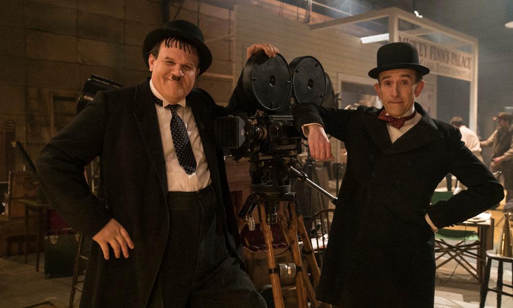 Still from Stan & Ollie (2018), with John C Reilly and Steve Coogan.