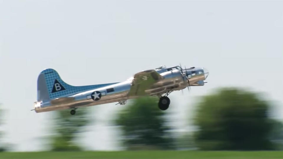 Jack Bally's 1:3 scale Boeing B-17 Flying Fortress bomber replica