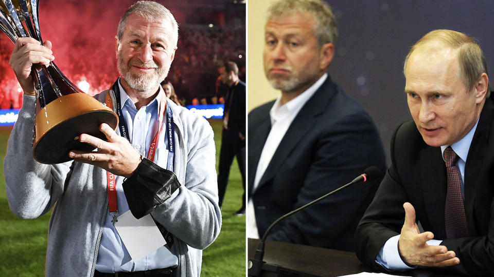 Roman Abramovich, pictured here with Russian President Vladimir Putin.