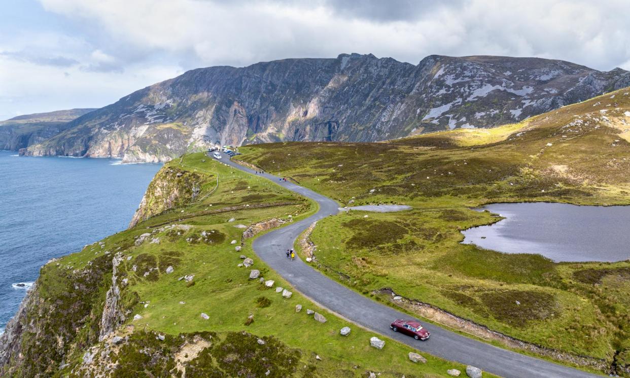 <span>The Wild Atlantic Way at Slieve League, County Donegal</span><span>Photograph: Tourism Ireland</span>