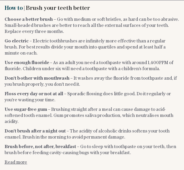 How to | Brush your teeth better