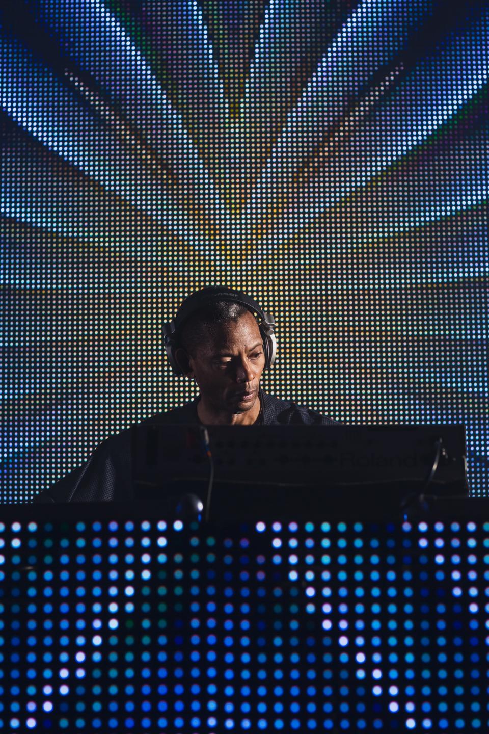Jeff Mills performs at the Underground Stage during Movement 2014.