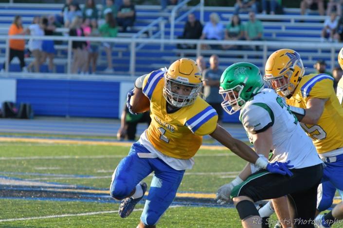 Rick Craig has memorialized thousands of moments in Clyde sports, like this shot of a Clyde football game.