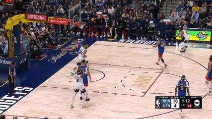 Rudy Gobert with the flush