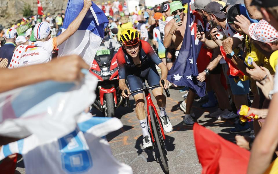 Tom Pidcock powered up Alpe d'Huez - EPA-EFE/SHUTTERSTOCk