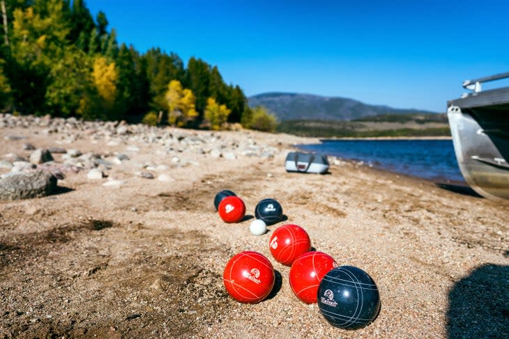 Bocce ball set by Elakai Outdoor