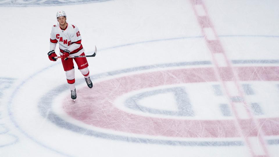 Jesperi Kotkaniemi is embracing life in Carolina with the Hurricanes after a rough start to his NHL career with the Canadiens.