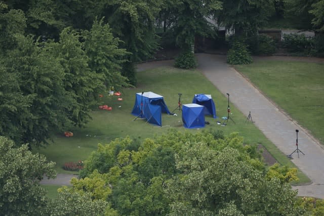 Forbury Gardens incident