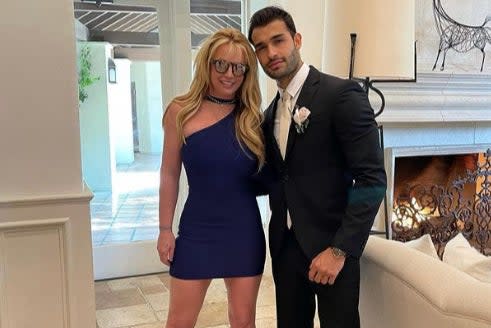 Britney with boyfriend Sam Ashghari (Instagram/Sam Ashghari)