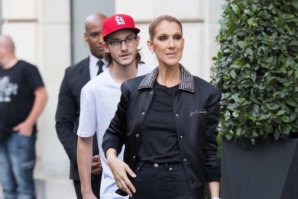 Céline Dion et René-Charles en 2017