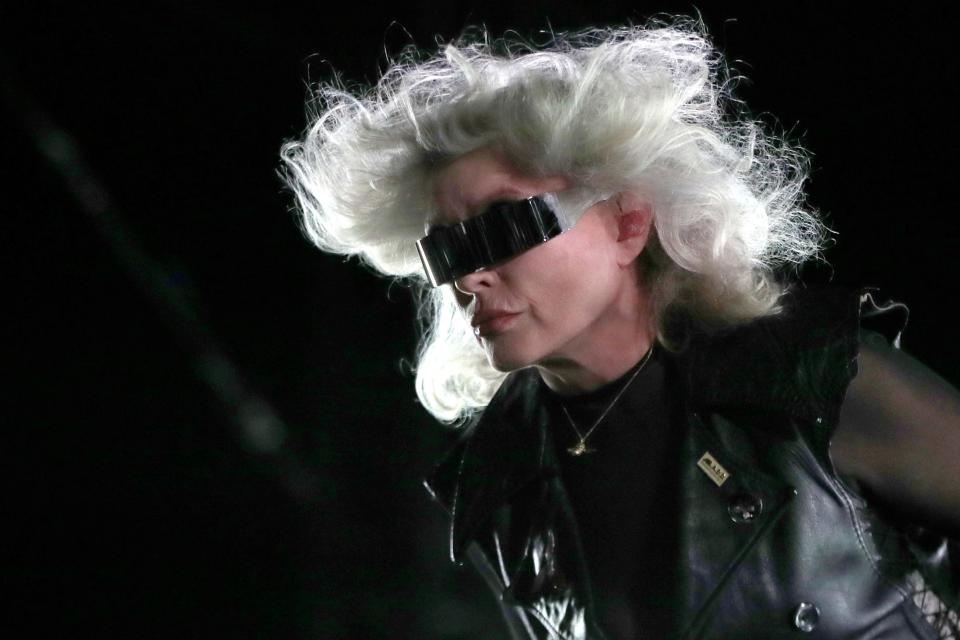 Blondie performs at the Coachella Valley Music and Arts Festival in Indio, Calif., on Friday, April 14, 2023. 