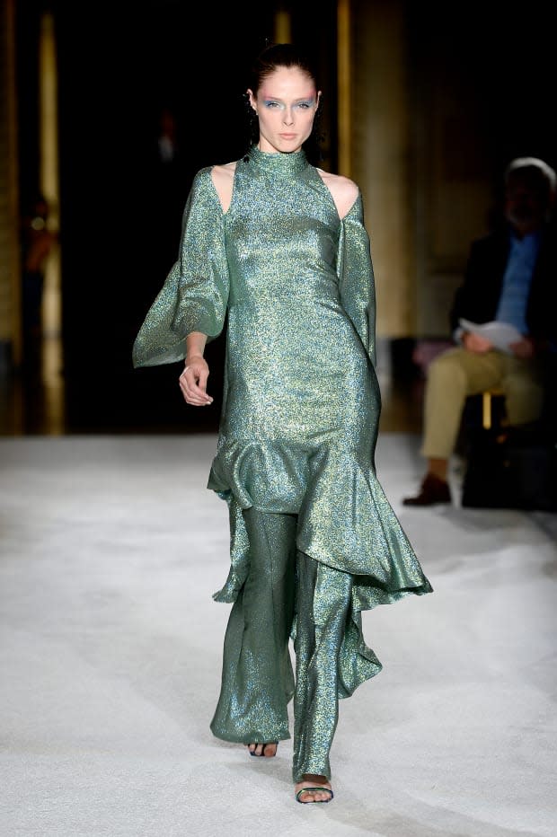 <p>A look from the Spring 2020 Christian Siriano collection. Photo: Fernanda Calfat/Getty Images for NYFW: The Shows</p>