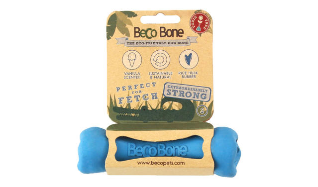 Leaps & Bounds Peanut Butter-Scented Bone Dog Chew Toy, Small