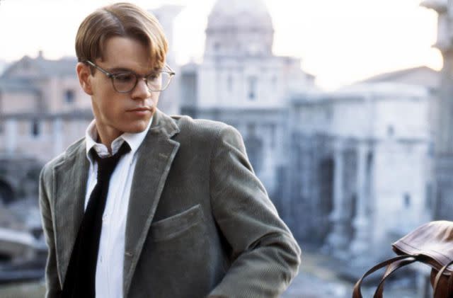 Matt Damon as Ripley in the 1999 film 'The Talented Mr. Ripley'