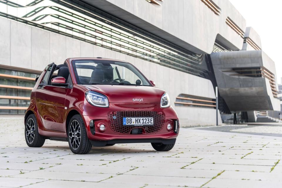 Smart EQ Fortwo Cabrio在8月份居然有一輛新車掛牌。