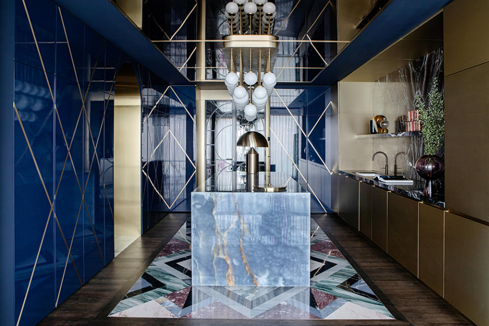 Kingston Lafferty Design Kaleidoscope apartment kitchen