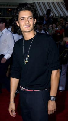 Orlando Bloom at the LA premiere of Walt Disney's Pirates Of The Caribbean: The Curse of the Black Pearl