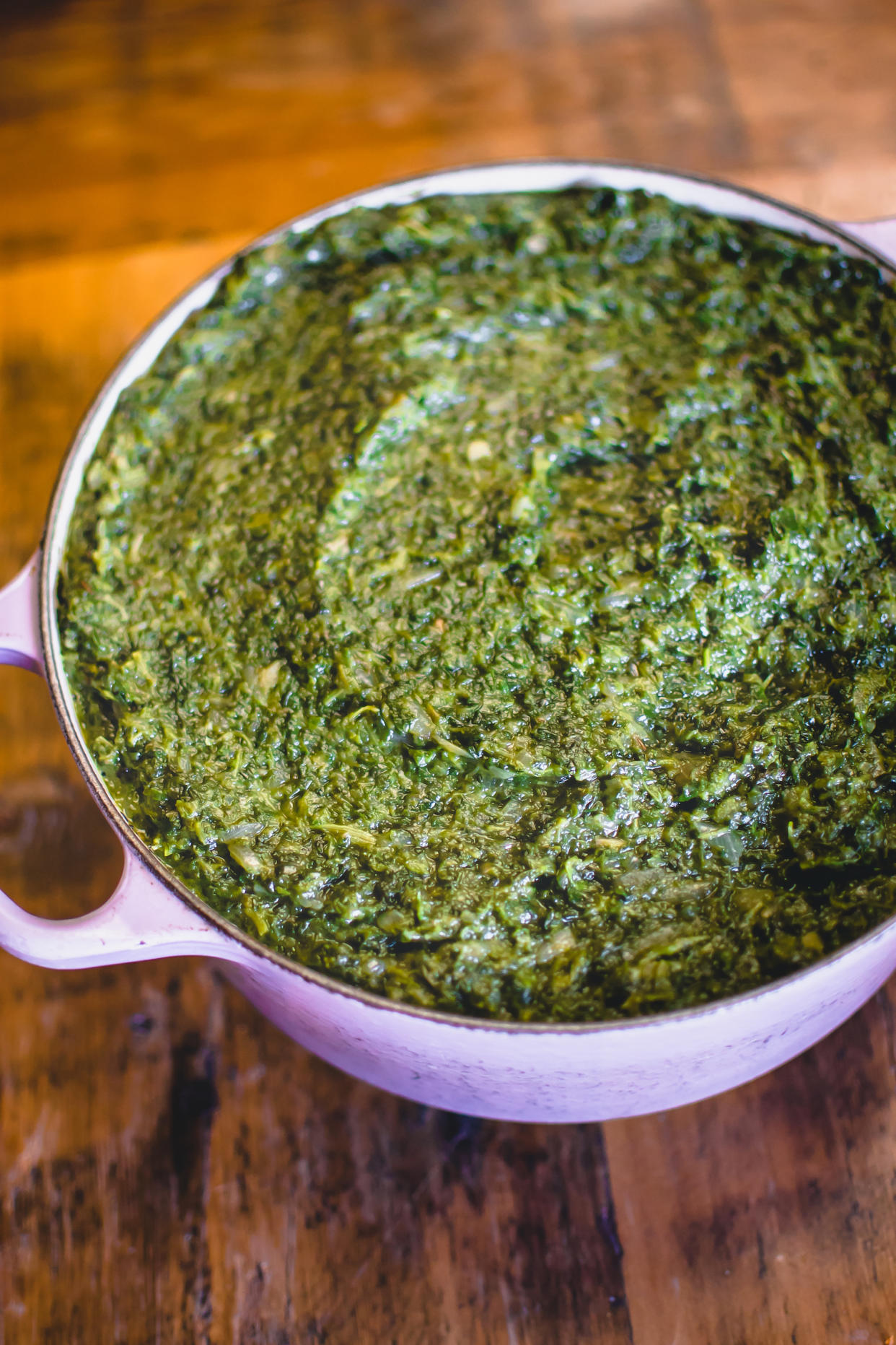 A side of saag (spinach) served at Rasa. (Photo: Rasa)