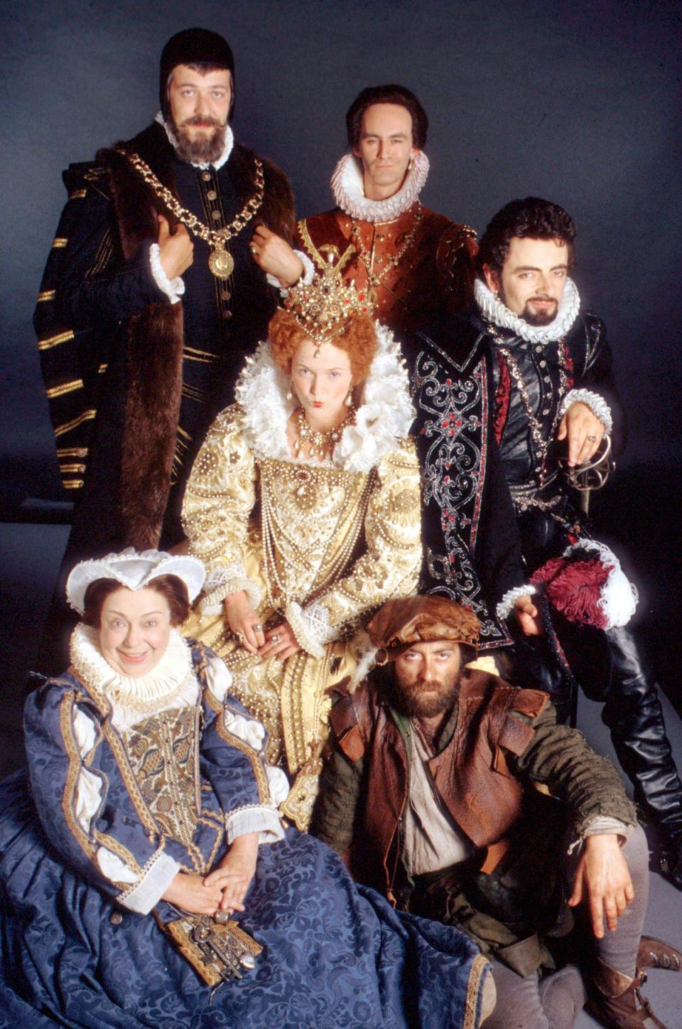 The cast of Blackadder which ran on the BBC from 1983 until 1989 (BBC)