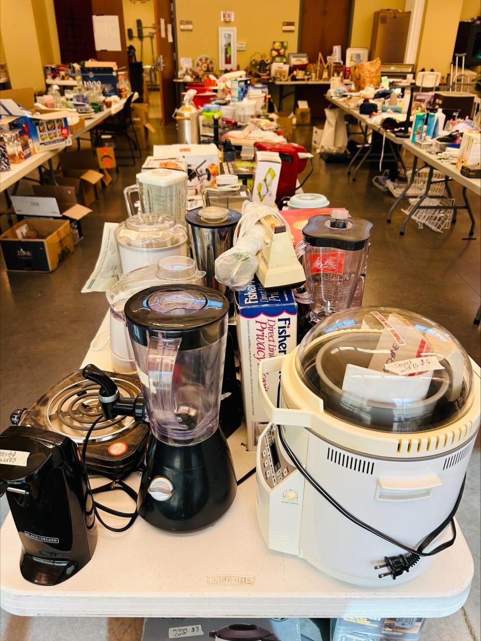 There's a wide variety of items to be found at the Oak Ridge Unitarian Universalist Church's annual rummage sale.