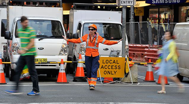 Sydney's roads were the slowest by far in Australia. Source: AAP