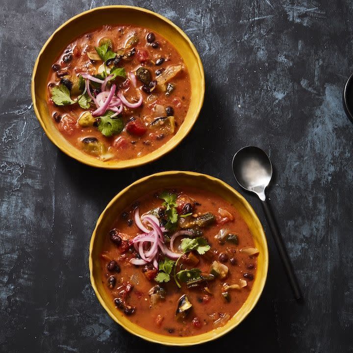 Fiery Black Bean Soup