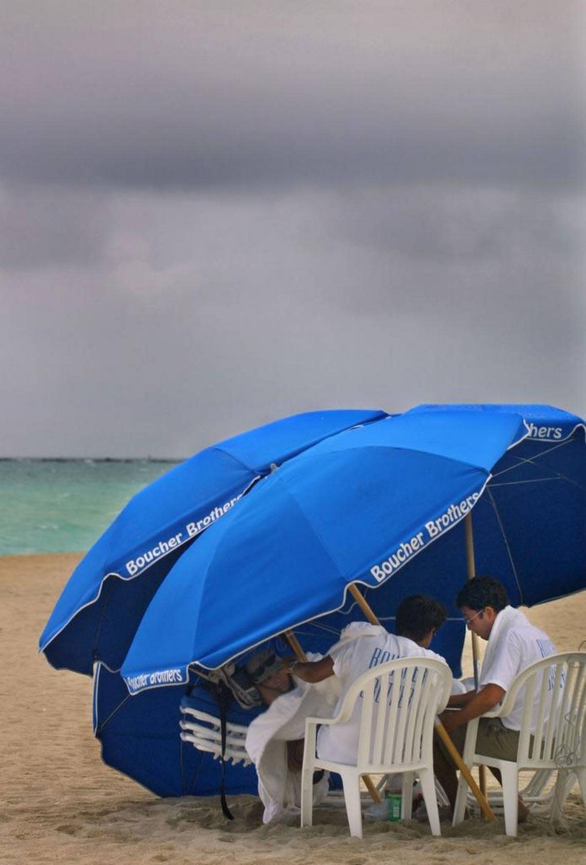 Boucher Brothers holds contracts renting out umbrellas and chairs to beach-goers.