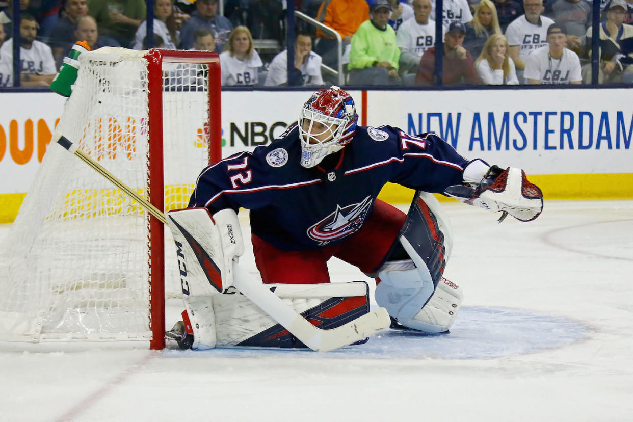 Florida Panthers goaltender Sergei Bobrovsky ripped into the Columbus Blue Jackets for their poor treatment of him during the 2018-19 season. (Photo by Kirk Irwin/Getty Images)