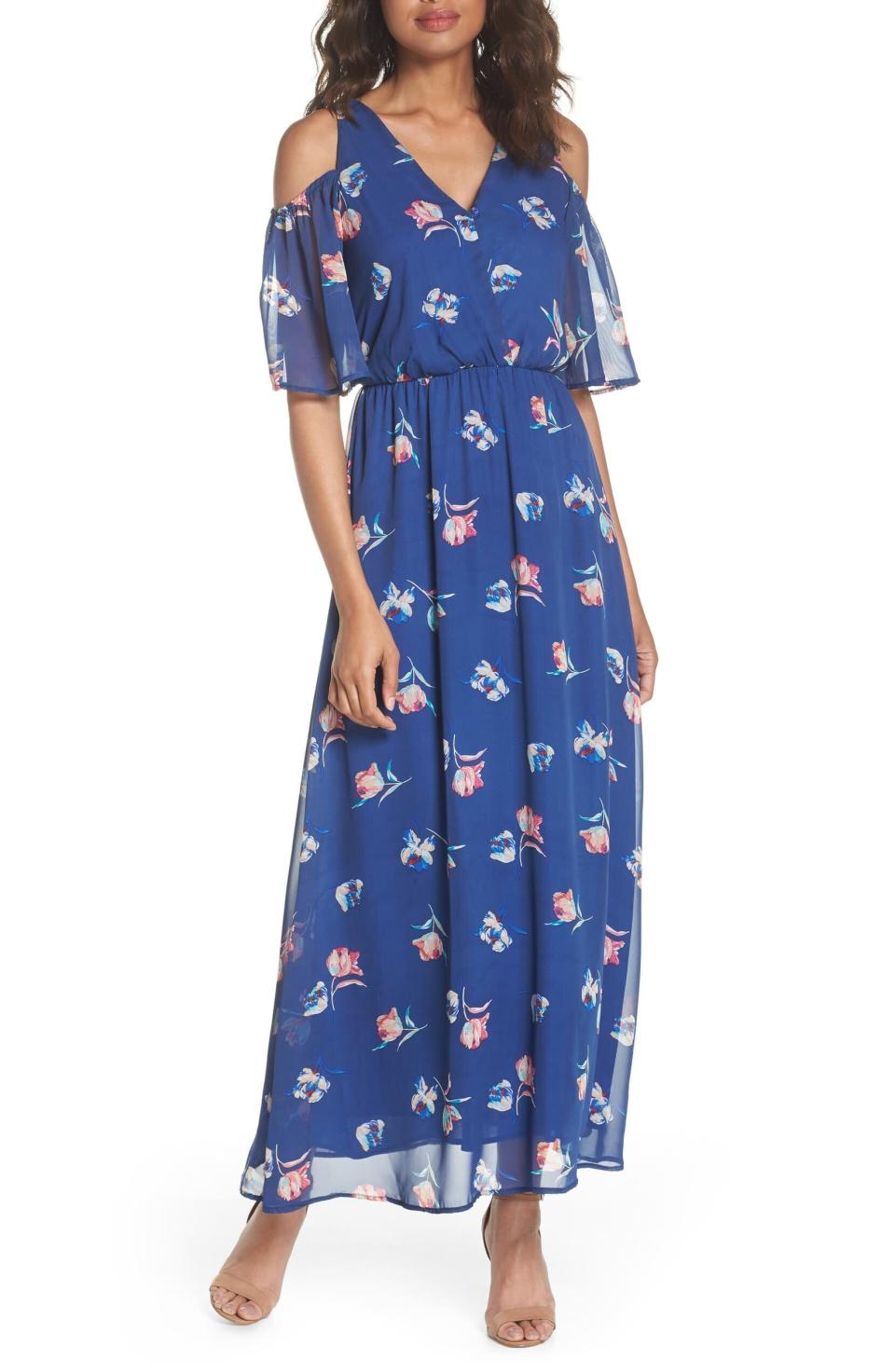 Fraiche by J Cold Shoulder Maxi Dress. (Photo: Nordstrom)